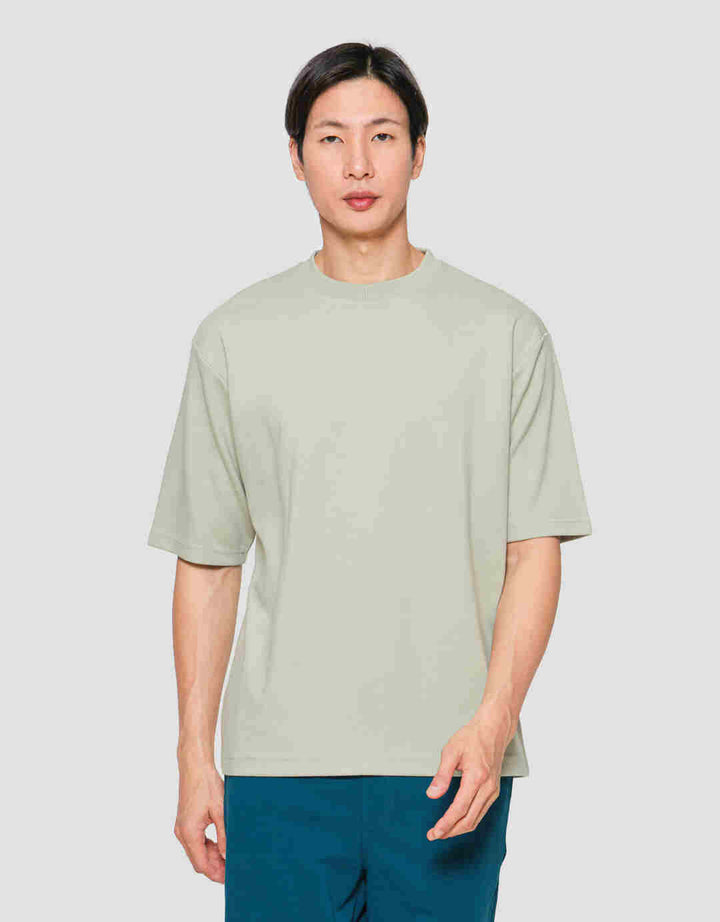Suko Oversized Quick Dry Kerah Bulat Kaos Lengan Pendek Pria
