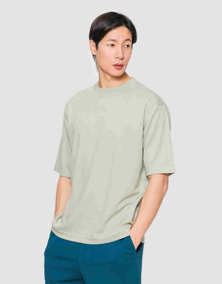 Suko Oversized Quick Dry Kerah Bulat Kaos Lengan Pendek Pria