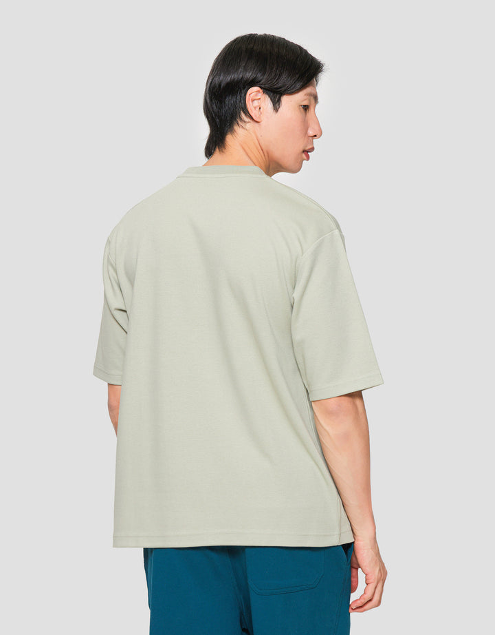 Suko Oversized Quick Dry Kerah Bulat Kaos Lengan Pendek Pria