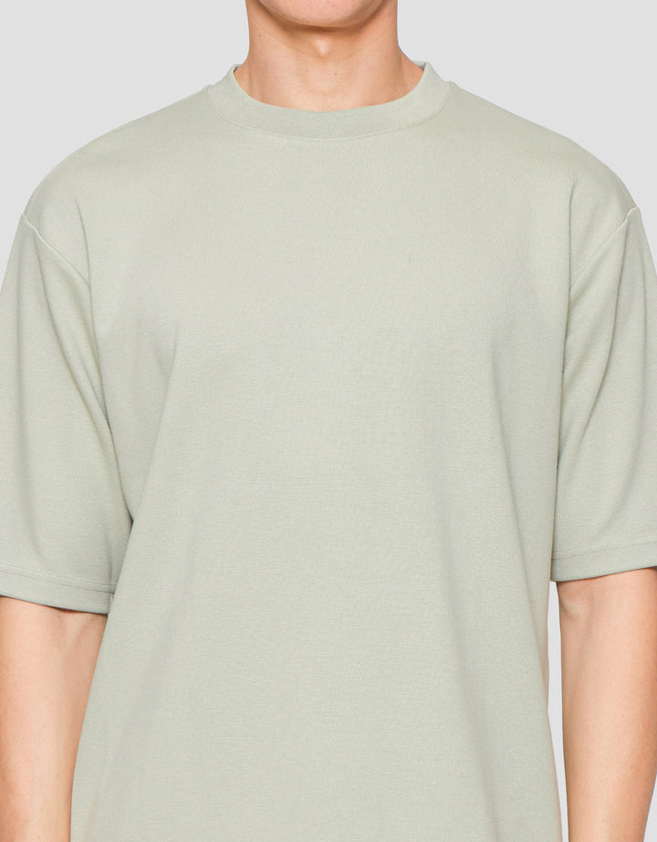 SUKO QUICK DRY KERAH BULAT LENGAN PENDEK KAOS OVERSIZE PRIA