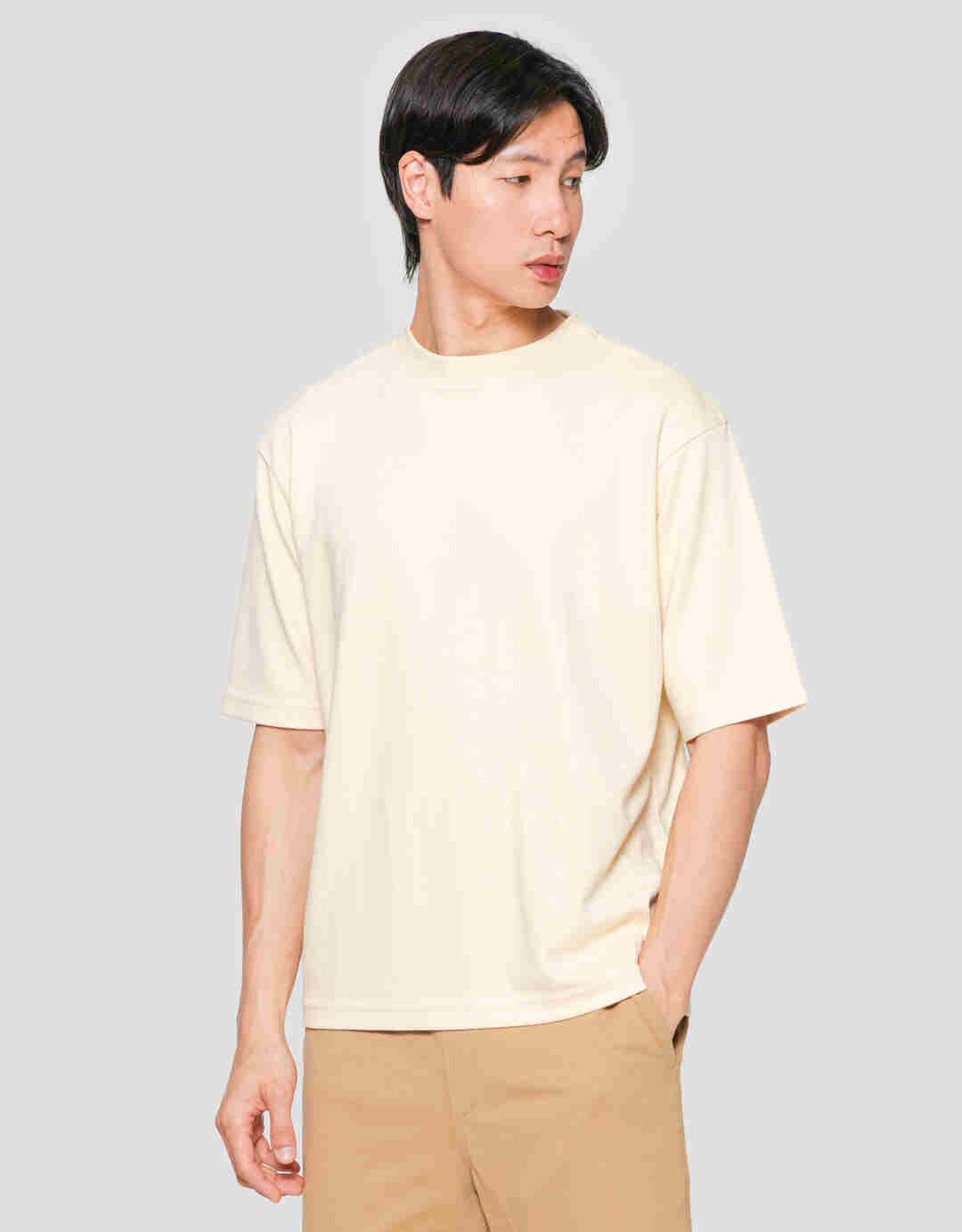 Suko Oversized Quick Dry Kerah Bulat Kaos Lengan Pendek Pria
