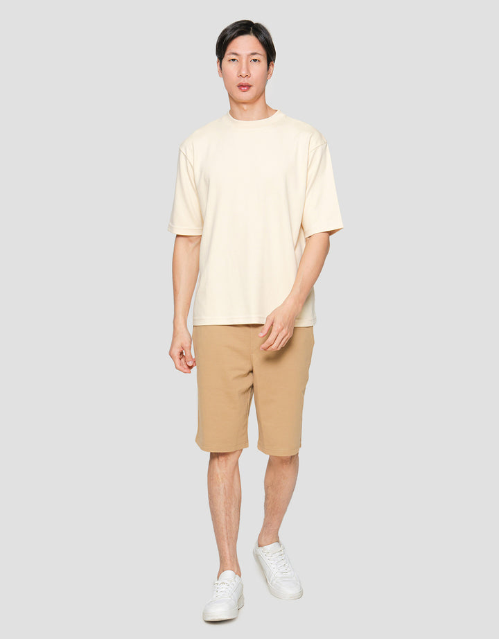 SUKO QUICK DRY KERAH BULAT LENGAN PENDEK KAOS OVERSIZE PRIA
