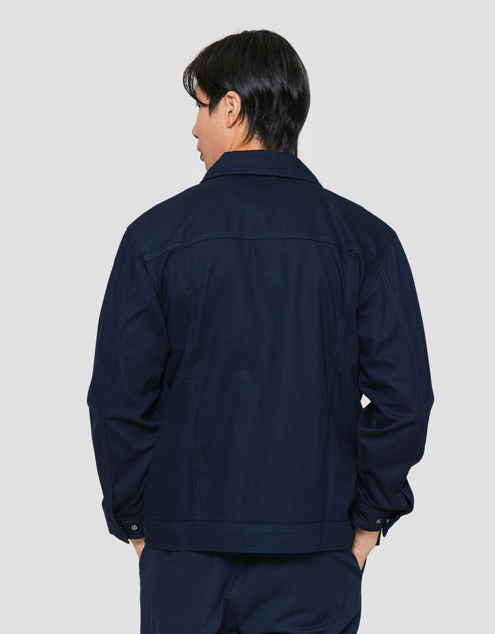 SUKO KATUN TWILL OUTERWEAR WORKWEAR LENGAN PANJANG JAKET PRIA