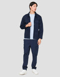 SUKO KATUN TWILL OUTERWEAR WORKWEAR LENGAN PANJANG JAKET PRIA