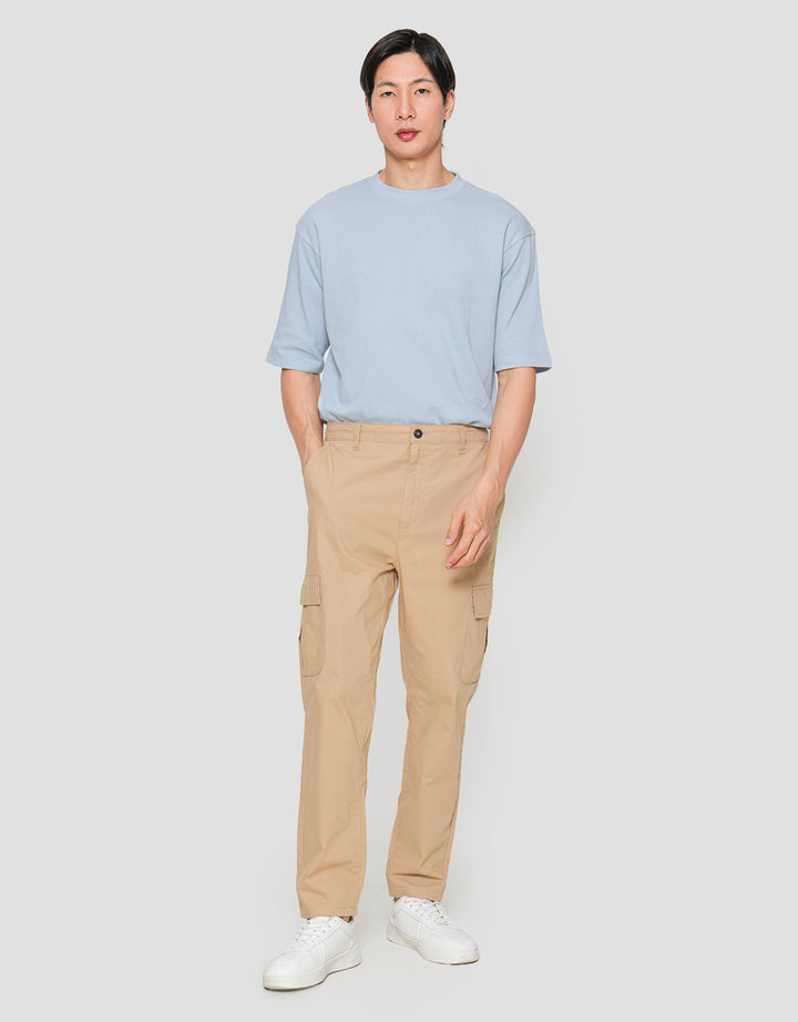 Suko Relax Semi Cargo Fit Woven Bottom Pocket  Celana Panjang Pria