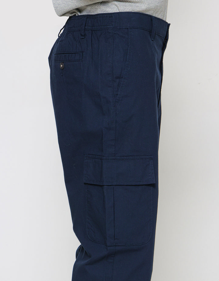 Suko Relax Semi Cargo Fit Woven Bottom Pocket  Celana Panjang Pria