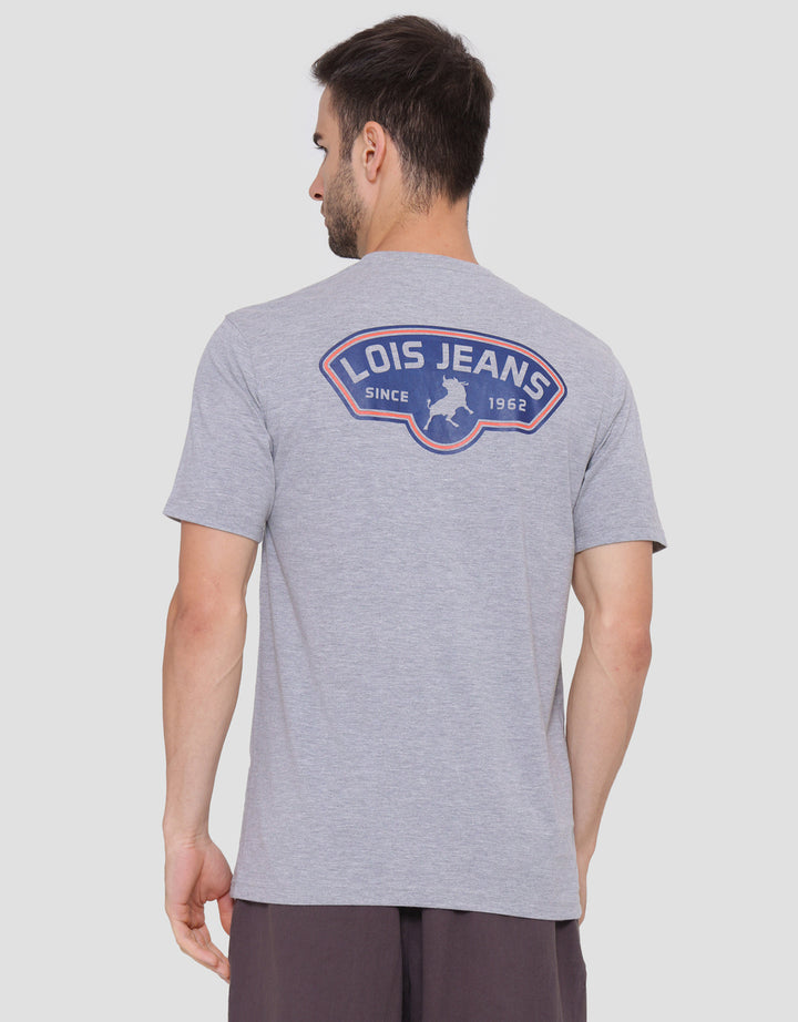 Lois Logo Brand Men's Short Sleeve T-Shirt