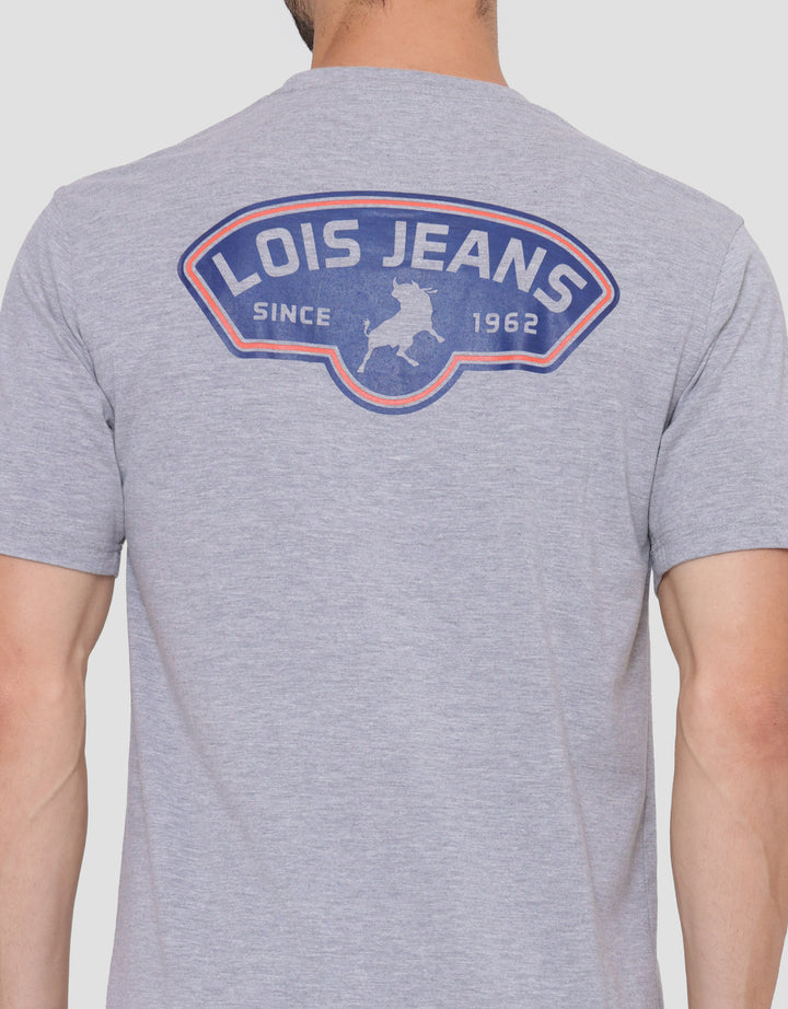 Lois Logo Brand Men's Short Sleeve T-Shirt