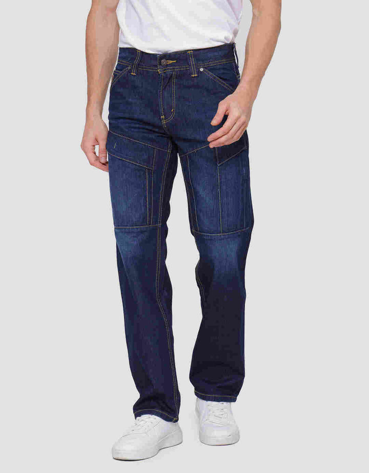 Lois Washed Accent Celana Cargo B Jeans Pria