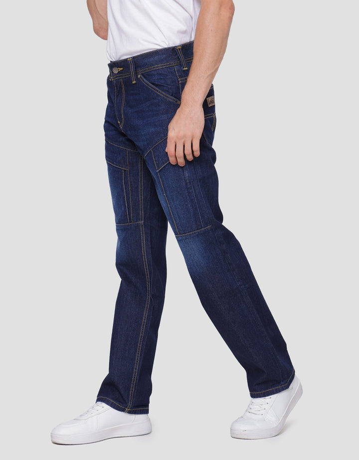 Lois Washed Accent Celana Cargo B Jeans Pria