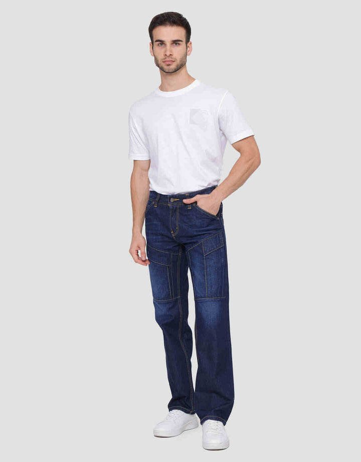Lois Washed Accent Celana Cargo B Jeans Pria
