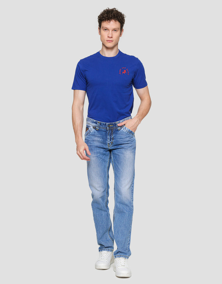 Lois CFL087E1 Washed Accent Men's Slim Fit Jeans