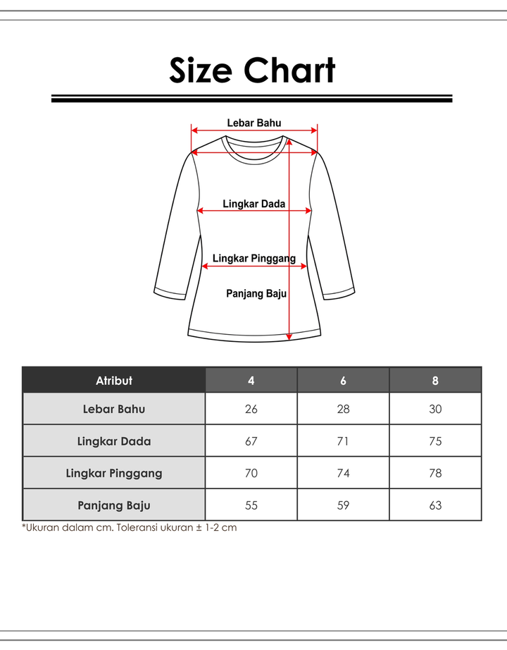 Cardinal Kids Girl Ruffle Lace Puff Blouse Anak Perempuan