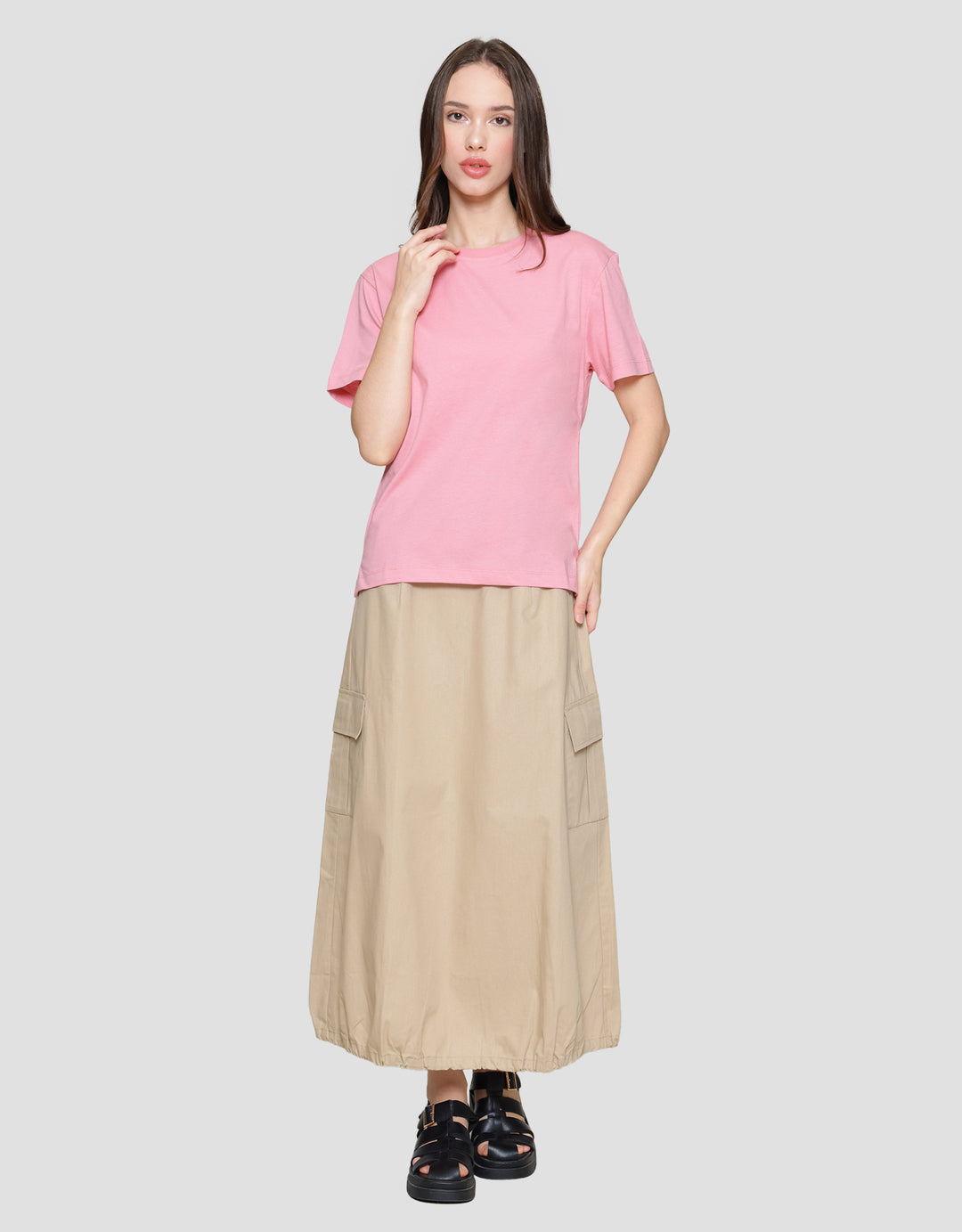 Nevada Embro Enzym Kaos Lengan Pendek Wanita