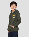 Character Jurrasic World Hoody Logo C Sweater Anak Laki-laki