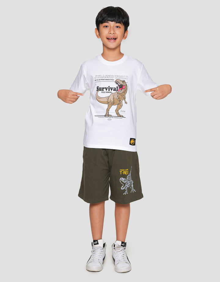 Character Jurassic World Survival Kaos Anak Laki-Laki