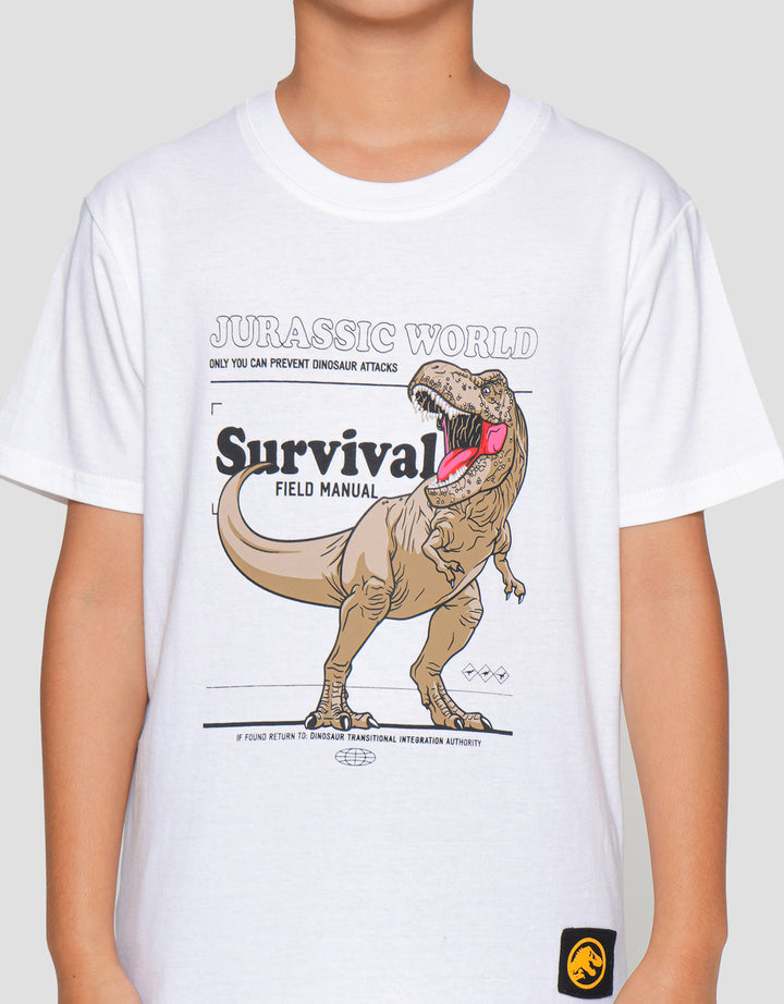 Character Jurassic World Survival Kaos Anak Laki-Laki