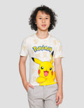 Pokemon Character Fp Pikachu Short Sleeve T-shirt for Boys