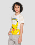 Pokemon Character Fp Pikachu Short Sleeve T-shirt for Boys