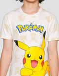 Pokemon Character Fp Pikachu Short Sleeve T-shirt for Boys