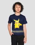 Character Pokemon Smile Logo Kaos Lengan Pendek Anak Laki-laki