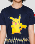 Character Pokemon Smile Logo Kaos Lengan Pendek Anak Laki-laki