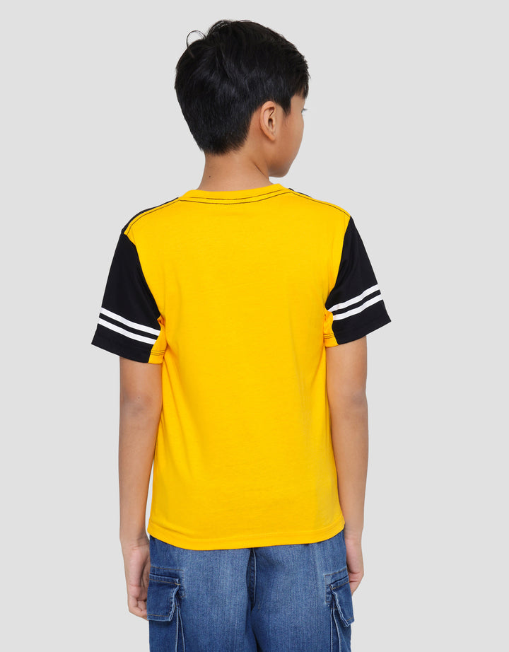 Character Pokemon Pikachu Cut Sewn  Kaos Lengan Pendek Anak Laki-laki