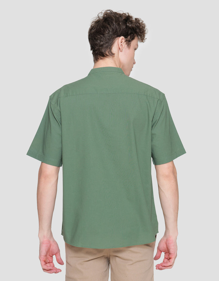 Nevada Shino Linen Baju Koko Lengan Pendek Pria