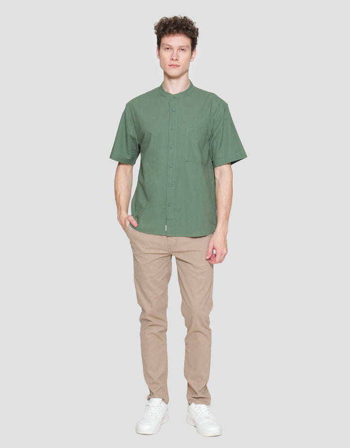 Nevada Shino Linen Baju Koko Lengan Pendek Pria