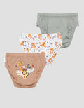 Little M Pack Of 3 Big Animal Celana Dalam Anak Laki-laki