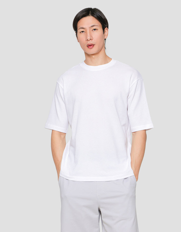 Suko Clima Tech Oversize Clima Flex Kerah Bulat Kaos Lengan Pendek Pria