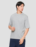Suko Clima Tech Oversize Clima Flex Round Collar Men's Short Sleeve T-Shirt