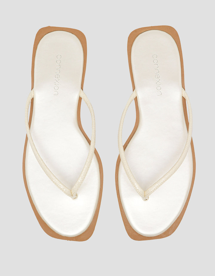 SAINT YVES CONNEXION Y-STRAP FLIP FLOPS SANDAL WANITA