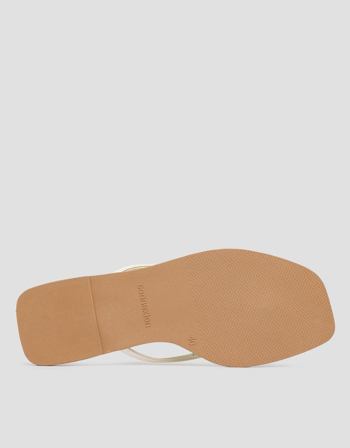 SAINT YVES CONNEXION Y-STRAP FLIP FLOPS SANDAL WANITA