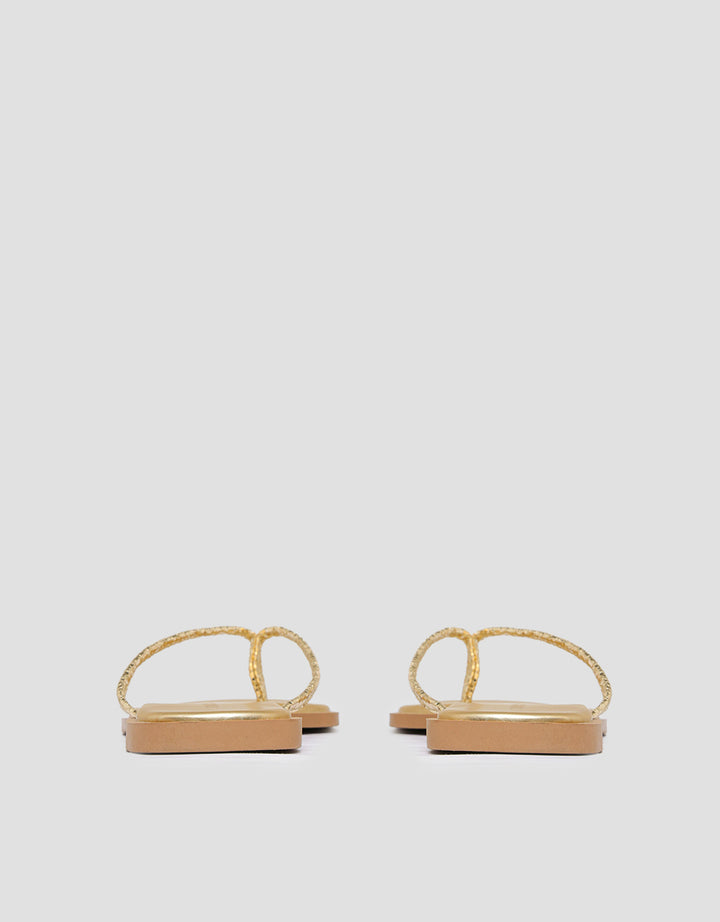 SAINT YVES CONNEXION Y-STRAP FLIP FLOPS SANDAL WANITA