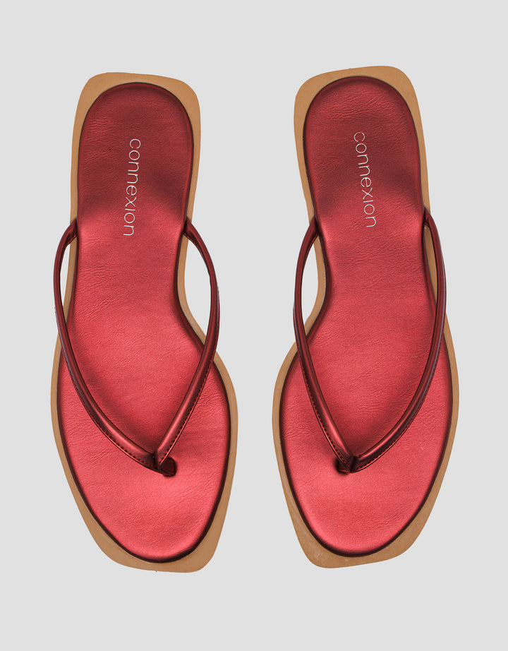 SAINT YVES CONNEXION Y-STRAP FLIP FLOPS SANDAL WANITA