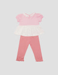 Little M Bear Vals Girls Clothing Set