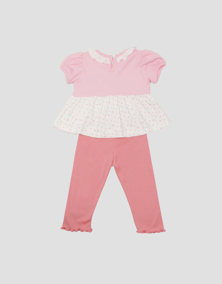 Little M Bear Vals Girls Clothing Set