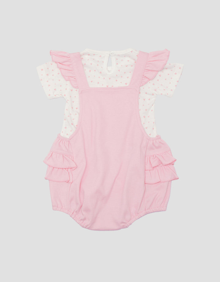 Little M Love Bear Overall Newborn