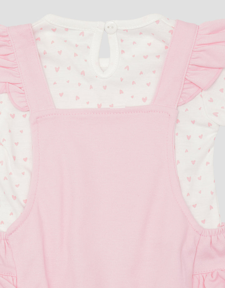 Little M Love Bear Overall Newborn