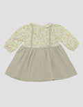Little M Floral Overall Dress for Girls