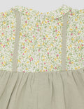 Little M Floral Overall Dress for Girls