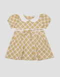 Little M Slanted Box Midi Dress for Girls
