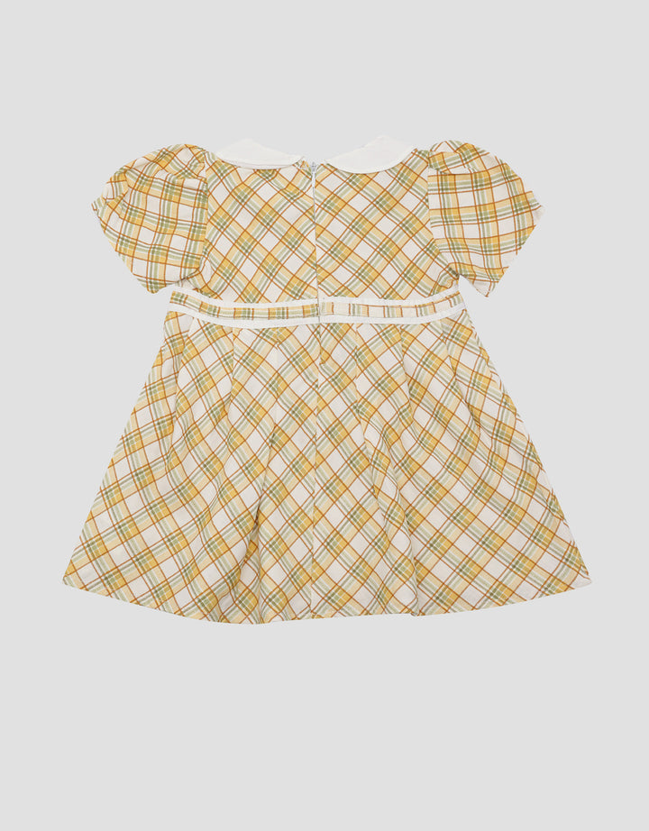 Little M Slanted Box Midi Dress for Girls