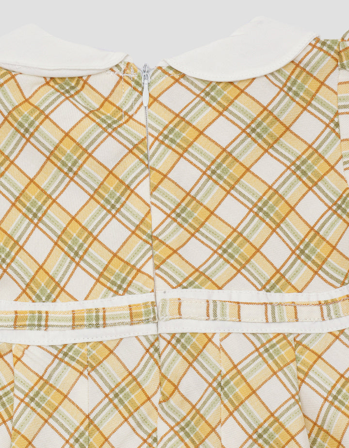 Little M Slanted Box Midi Dress for Girls