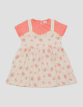 Pipiniko Flower Overall Dress Anak Perempuan