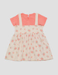 Pipiniko Flower Overall Dress Anak Perempuan