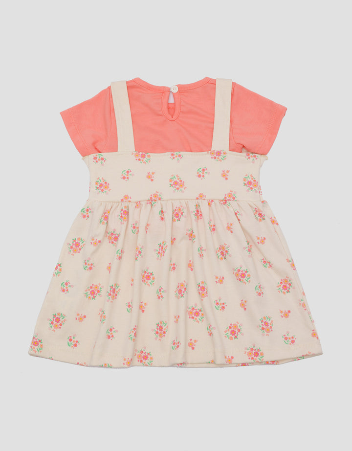 Pipiniko Flower Overall Dress Anak Perempuan