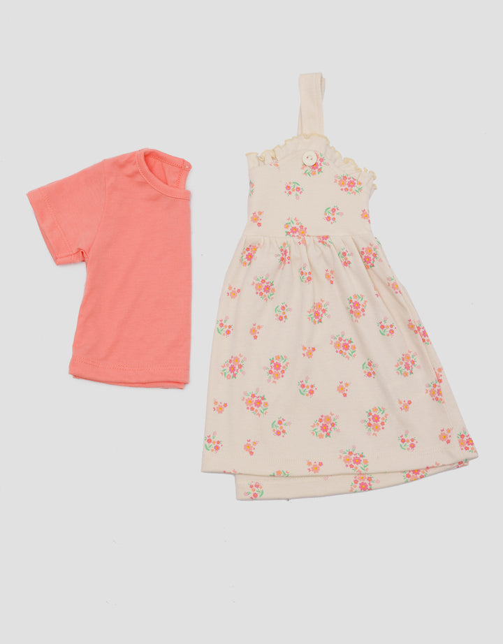 Pipiniko Flower Overall Dress Anak Perempuan