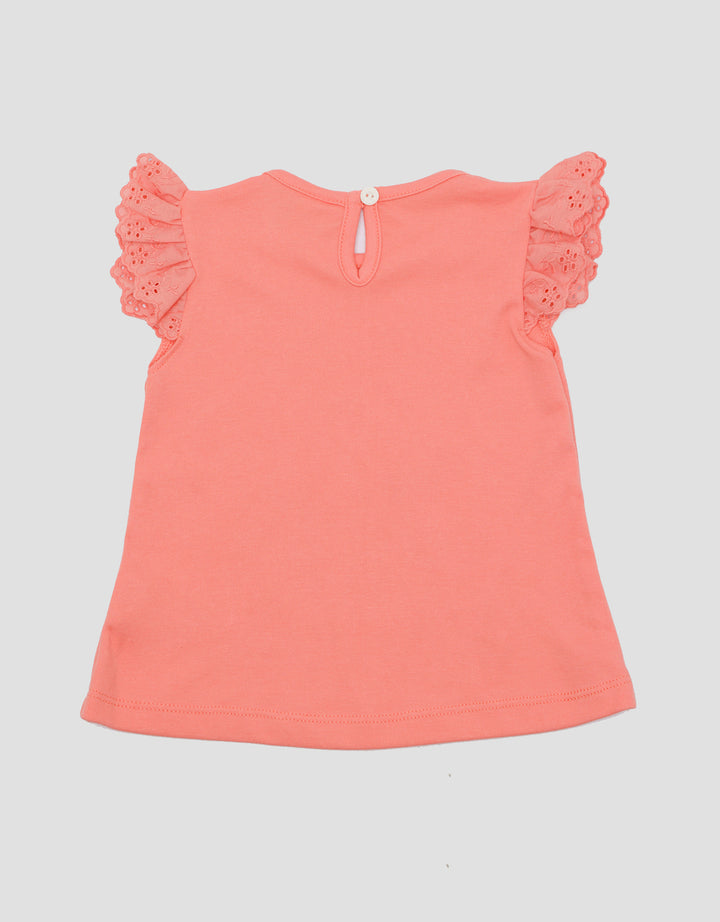 Pipiniko Fashion Bunny Kaos Lengan Pendek Anak Perempuan